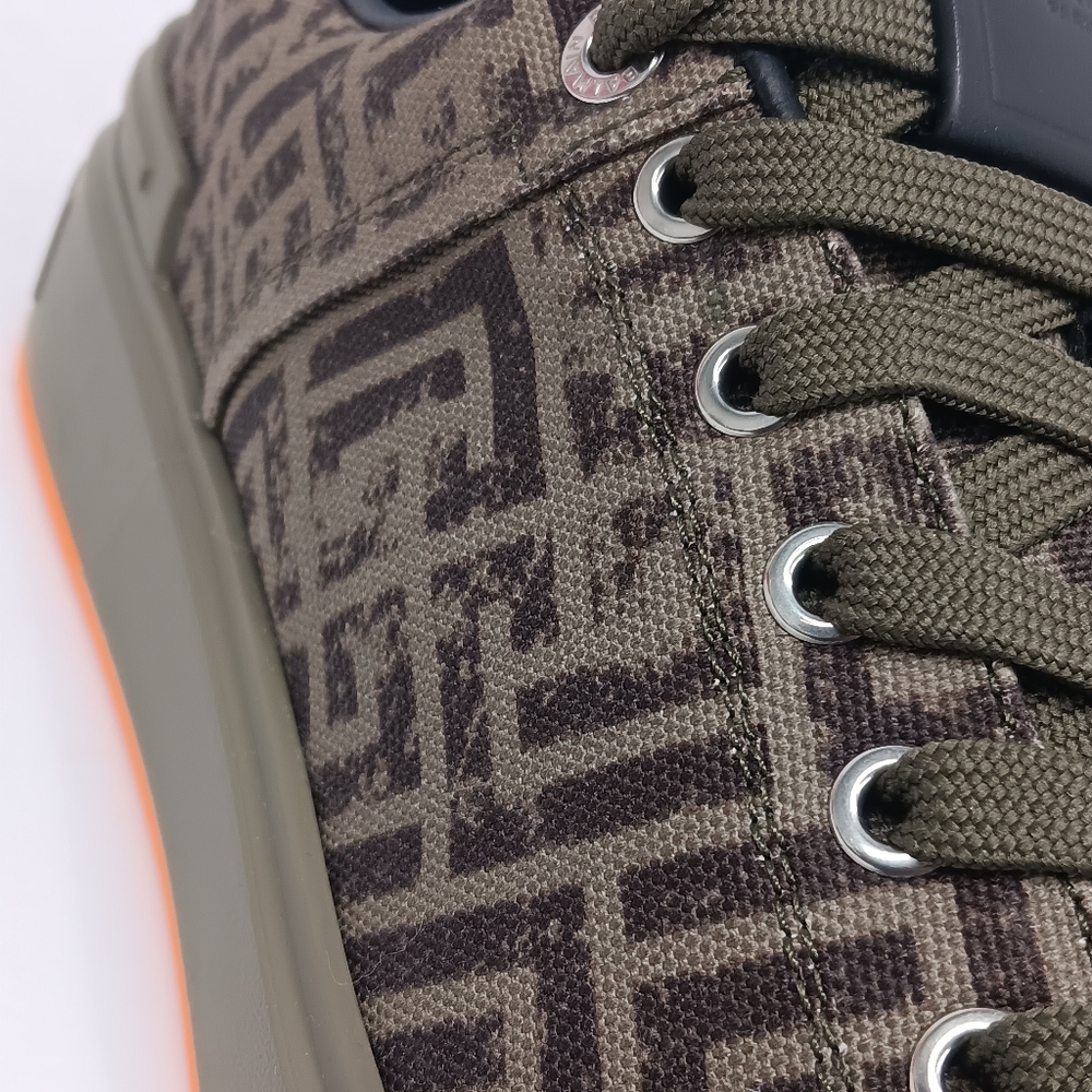 Balmain Men's Monogram Jacquard B-Court Low Top Sneakers - Picture 9 of 16